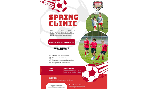 Blairstown Soccer Spring Clinic